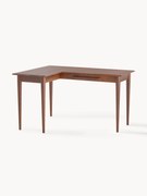 Rohový písací stôl z mangového dreva Paul