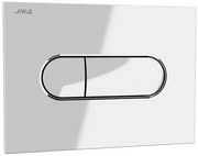Ovládacie tlačidlo Jika plast v chrómovom prevedení lesk H9966160040001