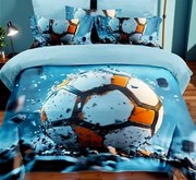 Obliečky Futbal 6 Bavlna 3-dielna súprava