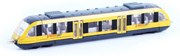 RAPPA Žltý vlak RegioJet - regionálny - kovovo-plastový - Rappa
