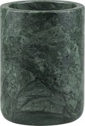 Tmavozelený mramorový téglik na zubné kefky Marble – Mette Ditmer Denmark