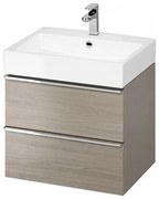 Cersanit - VIRGO závesná skrinka pod umývadlo 60cm, šedá-chróm, S522-020