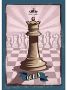 Plátno maľba Vintage Chess II