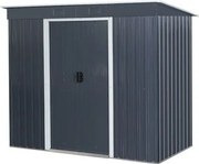 Záhradný domček Strend Pro 217x110x174 cm, plech, antracit, so základňou ()