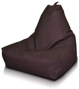 Kreslo Keiko M Polyester – moderné a pohodlné kreslo na čítanie, relax aj hranie Farba: NC15 - tm. hnedý