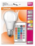 LED RGB Stmievateľná žiarovka STAR+ A60 E27/9W/230V 2700K - Osram