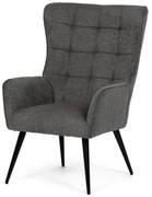 Relaxačné kreslo 315 GREY2, tmavošedé