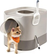 Krytý mačací záchod XL