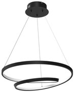 LED Luster na lanku LUCERO LED/48W/230V čierna