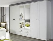 Šatníková skriňa Rosenheim, 271 cm, biela%