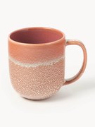 Hrnčeky's reaktívnou glazúrou Havana, 4 ks