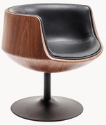 Otočné kreslo v retro dizajne Club