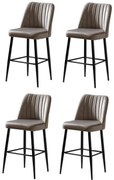 Súprava barových stoličiek Vento Cappuccino, 4 ks, 4 ks