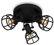 Briloner 2669-035 - Bodové svietidlo RETRO 3xE14/25W/230V