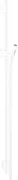 Hansgrohe Unica, S Puro sprchová tyč 900 mm so sprchovou hadicou Isiflex 1600 mm, matná biela, HAN-28631700