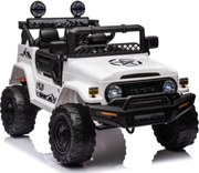 LEAN CARS Toyota FJ White 4x4 batérie auto