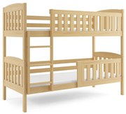 Poschodová posteľ KUBO 200x90 borovica (bez zásuvky)