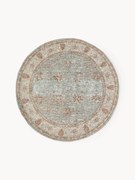 Okrúhly ženilkový koberec Rimini
