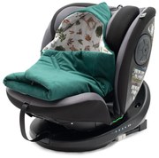 Zateplená zavinovačka do autosedačky New Baby green