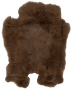 Hrdzavo hnedá králičia koža Rabb - 40*30*2cm