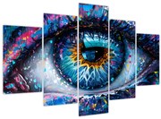 Obraz - Maľba oka (150x105 cm)