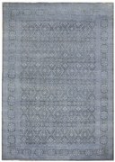 Ručne viazaný kusový koberec Diamond DC-HALI B Light grey / blue, 180x275, modrá, chodba / predsieň, Diamond Carpets India