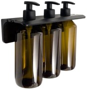 Gedy Gedy, GROUPER trojitý závesný dávkovač mydla, 3x500ml, hnedý, 2160