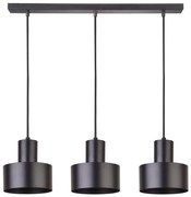 Luster na lanku RIF 3xE27/60W/230V čierna
