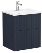Kúpeľňová skrinka s umývadlom VitrA Root 60x67x46 cm modrá mat ROOTG60BINTS, 1 ks