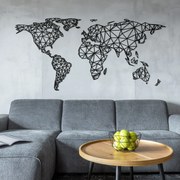 DUBLEZ | Nástenná 3D mapa sveta na stenu - Polygonálny atlas | Obraz