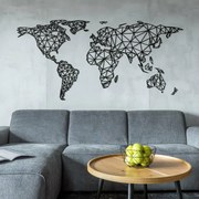 DUBLEZ | Nástenná 3D mapa sveta na stenu - Polygonálny atlas