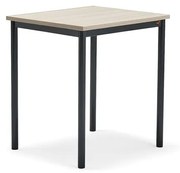 Stôl SONITUS PLUS, 700x600x760 mm, akustický HPL - jaseň, antracit