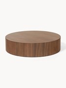 Okrúhly XL drevený konferenčný stolík Dan