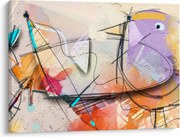 Obraz - Abstrakcia, vtáčik (70x50 cm)