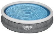 Bazén s filtračným čerpadlom Bestway 57445 sivý 366x76 cm