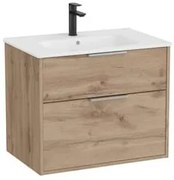 Kúpeľňová skrinka s umývadlom Roca Optica 59x58x45,5 cm dub OPT602ZO