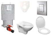 Cenovo zvýhodnený závesný WC set GROHE na zamurovanie + WC S-Line S-line Pro 38643SET-KD
