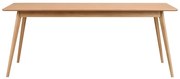 Rozkladací jedálenský stôl s doskou v dekore jaseňového dreva 190x90 cm Yumi - Rowico