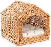 Prútený domček pre domáce zvieratá Akim V.š. 50 x hl. 50 x v. 48(cm)