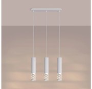 Sollux SL.1693 - Luster na lanku LIRO 3xGU10/10W/230V biela