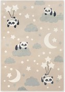 Koberec Hanse Home ADVENTURES DREAMY PANDA béžový / krémový