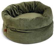 Pelech pre mačky Hugo zelený zamat