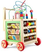 Multifunkčná drevená pomôcka na chodenie