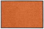 Oranžová rohožka Hansa Home Wash &amp; Clean, 39 x 58 cm