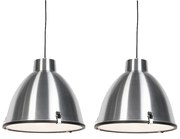 Sada 2 závesných svietidiel hliník 38 cm stmievateľné - Anteros