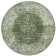 Hanse Home, Kusový koberec Gloria 105519 Green kruh, 160x160 (priemer) kruh, zelená, obývacia izba