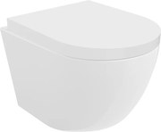 Mexen Lena WC misa Rimless s pomaly padajúcim tvrdým sedadlom, duroplast, biely lesk - 30220200