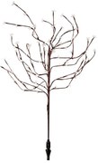 LED RGBW Solárne svietidlo TREE LED/0,1W/1,2V 600 mAh IP44 hnedá