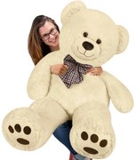 Monzana Veľký plyšový medveď BENY, 100cm, krémová