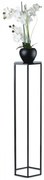 Stojan na kvety 100x24 cm čierna